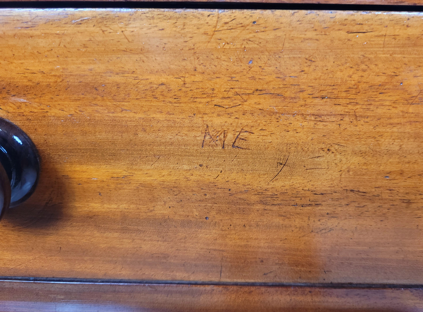 Victorian Writing Desk Knee Hole English 1890 Leather Antique Delivery Available