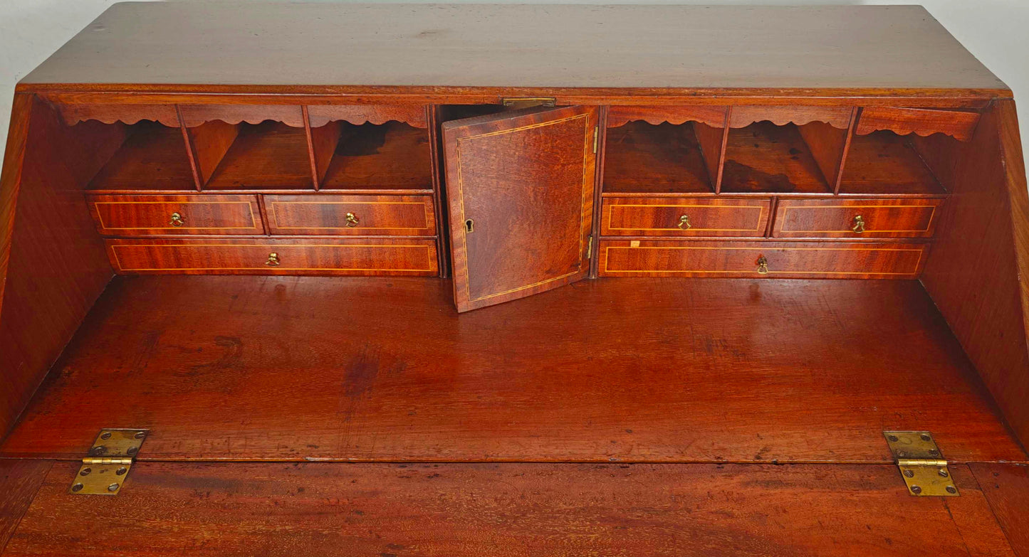George III Writing Bureau Desk Oak 18thC Antique English Delivery Available