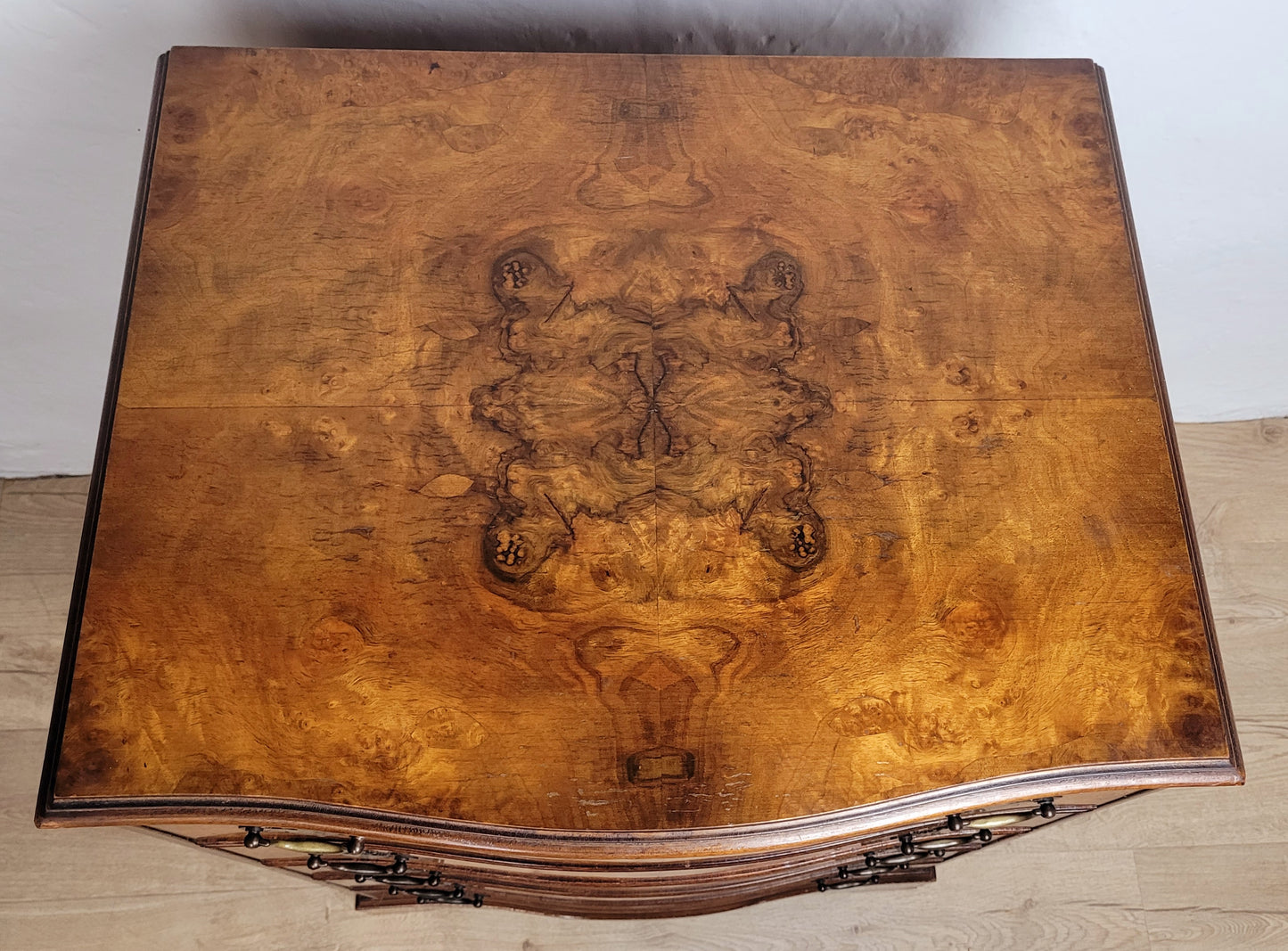 Chest Of Drawers Walnut Antique Style Drop Handles 'Cameo' Postage Available