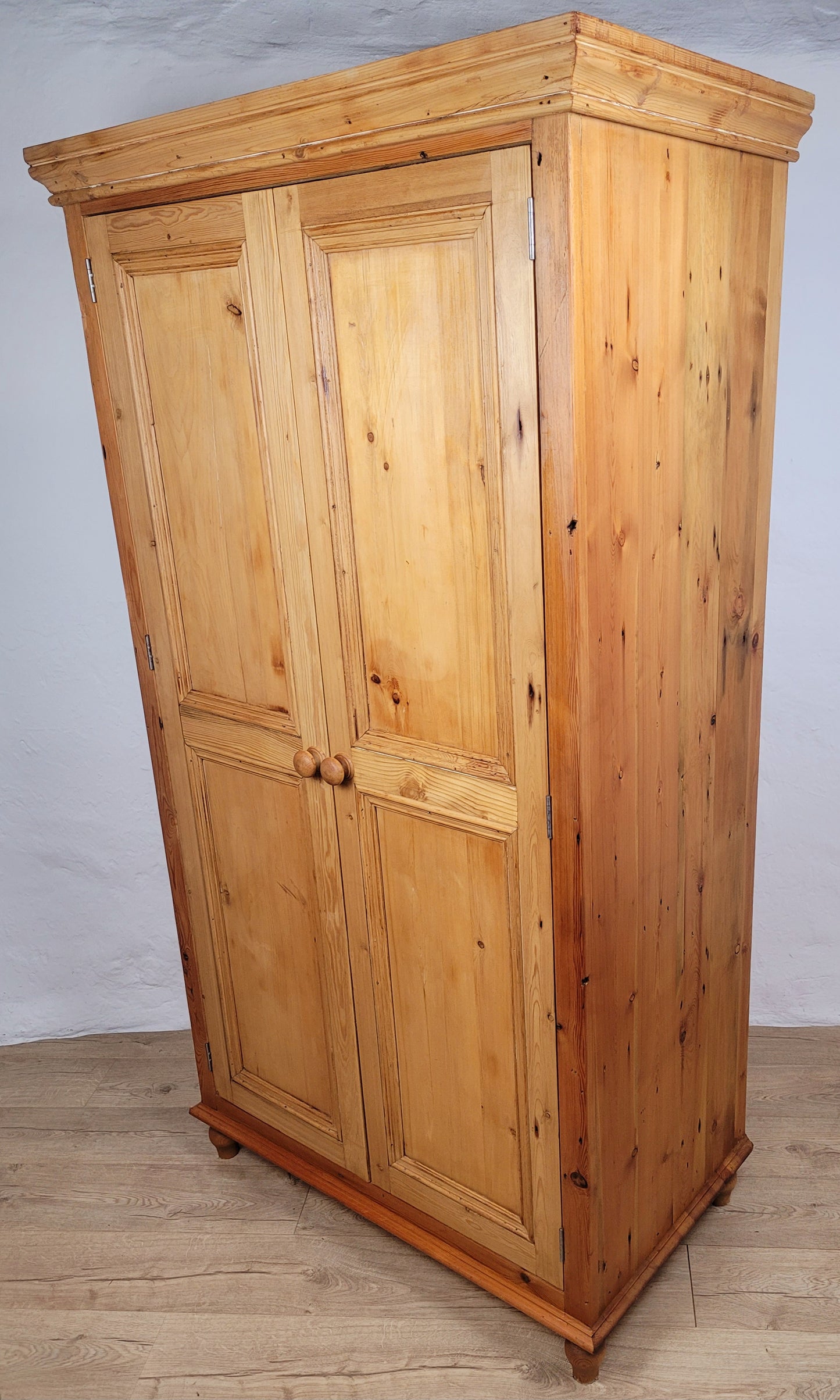 Pine Double Door Wardrobe Country Farmhouse Antique Delivery Available
