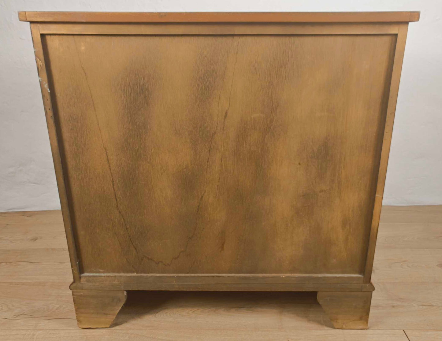 Vintage Chest Of Drawers Yew 2 Over 3 Drawers Storage Inlaid Delivery Available