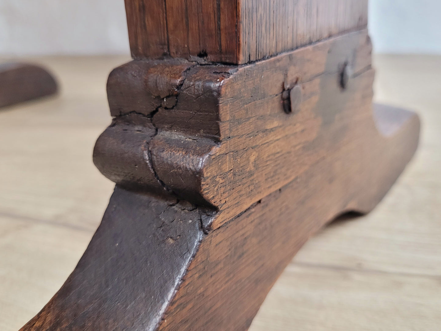 Vigneron Wine Tasting Table French Tilt Top Oak 19th Century Delivery Available