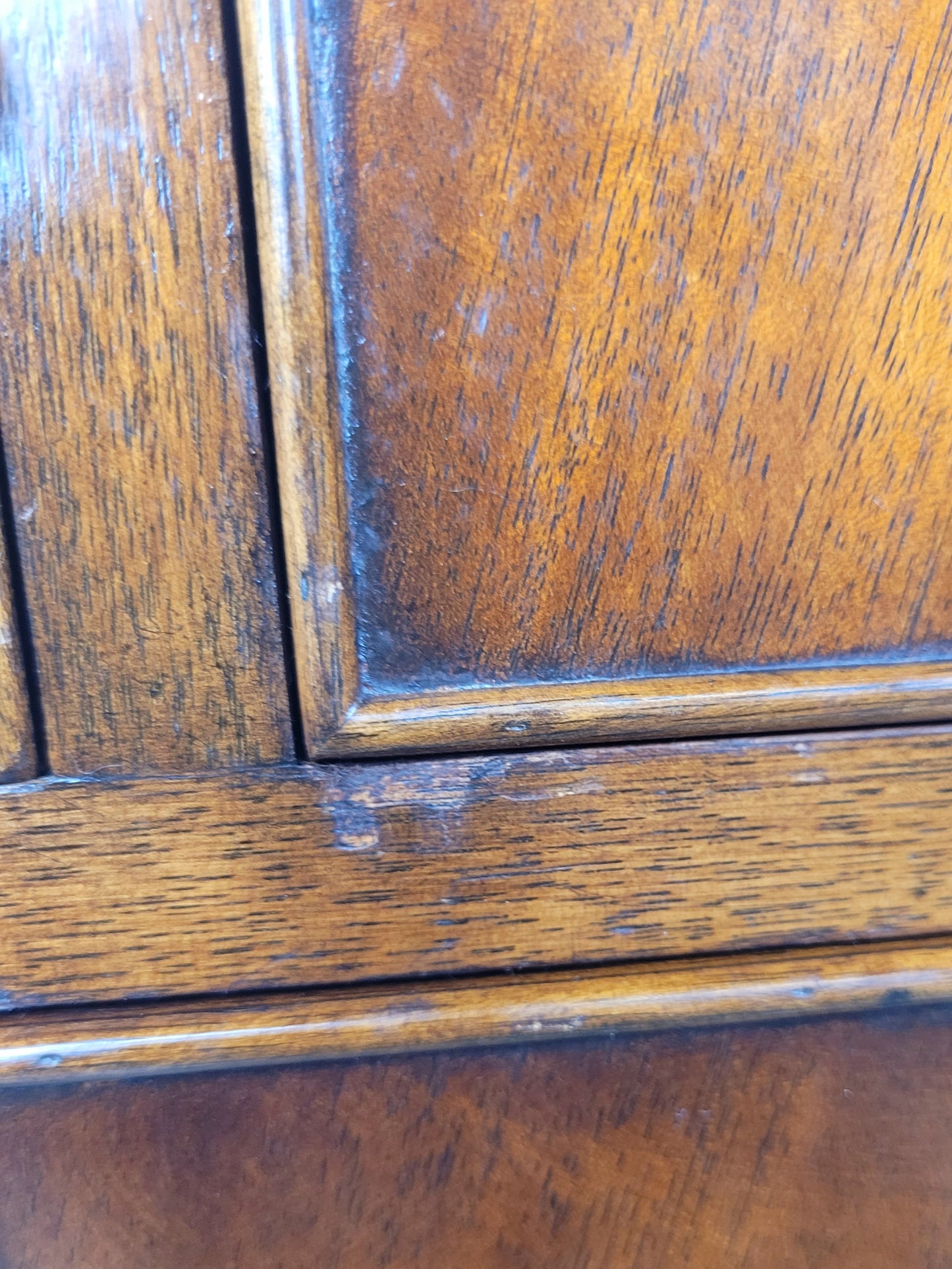 Vintage Writing Bureau Desk Leather 20thC Mahogany 1960s Delivery Available