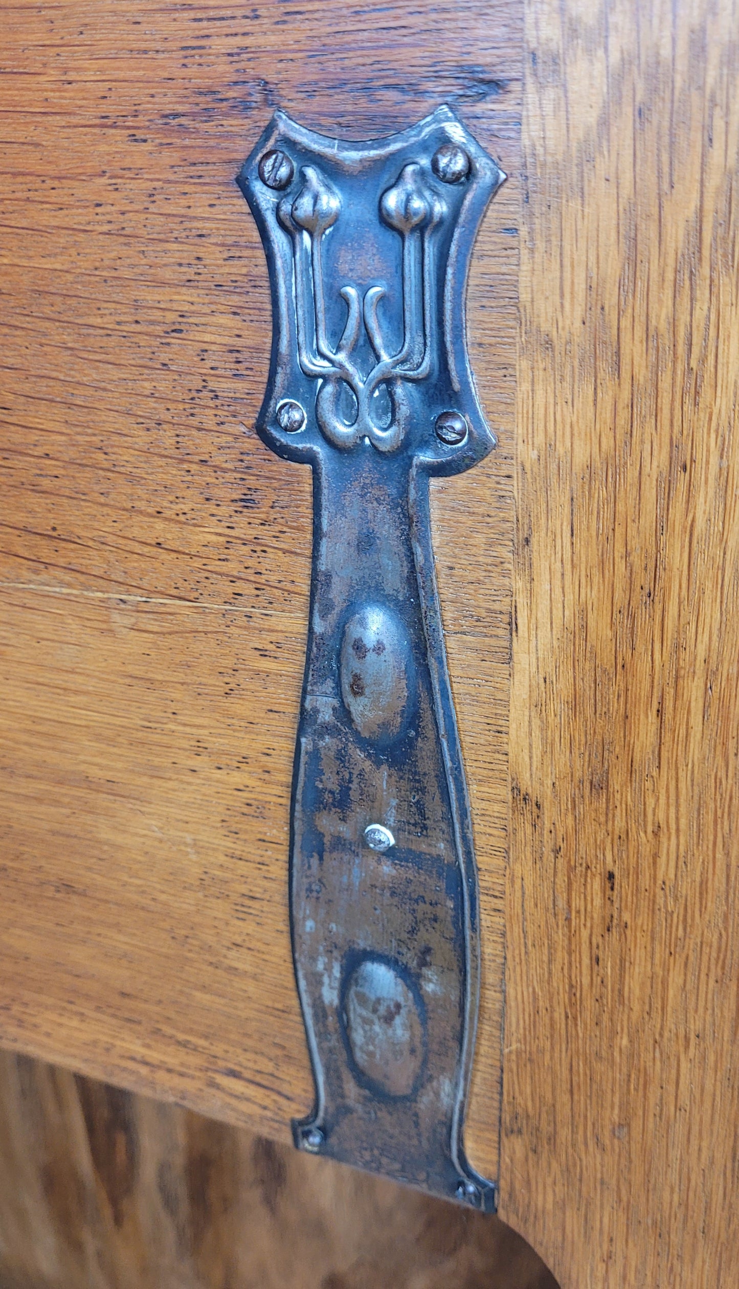 Student Writing Desk Arts & Crafts Oak Country Vintage 1950s Delivery Available