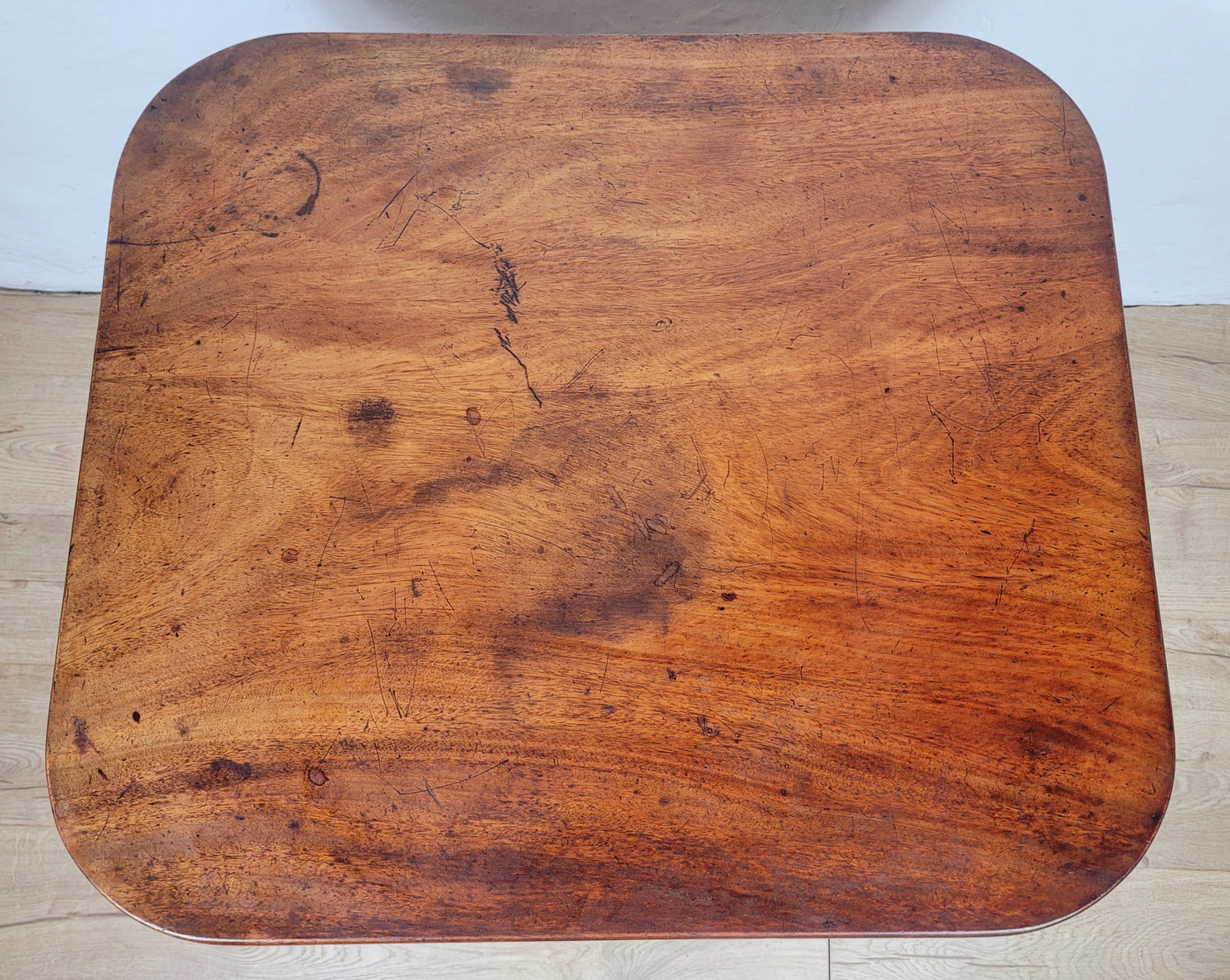 Georgian Tilt Top Table Tripod Mahogany English Postage Available