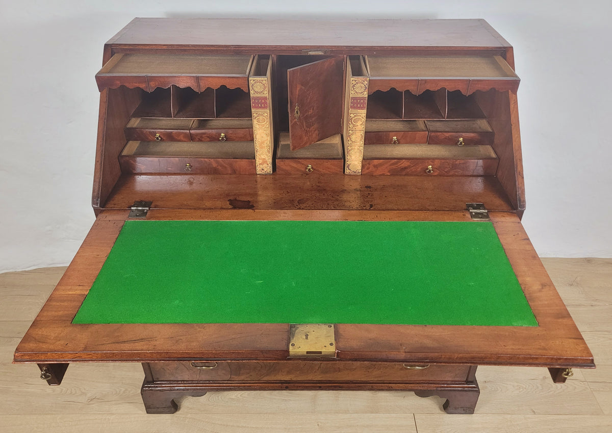 George III Writing Bureau Desk 18thC Lock & Key English Delivery Available