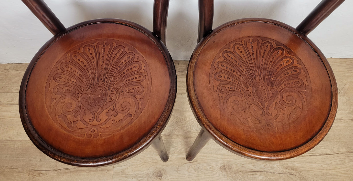 Thonet Style Bentwood Chairs Bistro Cafe 1950's Vintage Postage Available