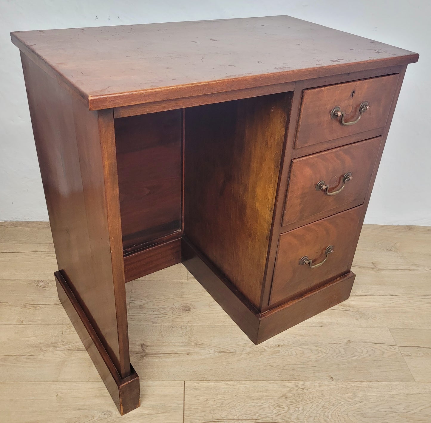 Victorian Writing Desk Teak Small Drawers Drop Handles Delivery Available