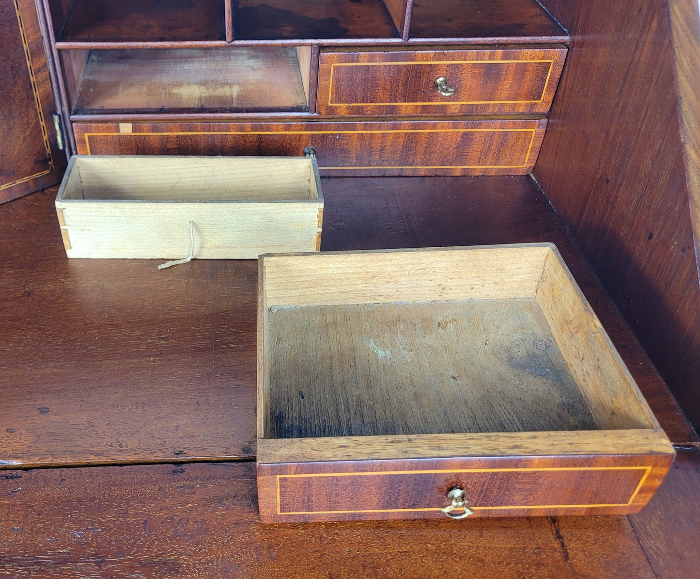 George III Writing Bureau Desk Oak 18thC Antique English Delivery Available
