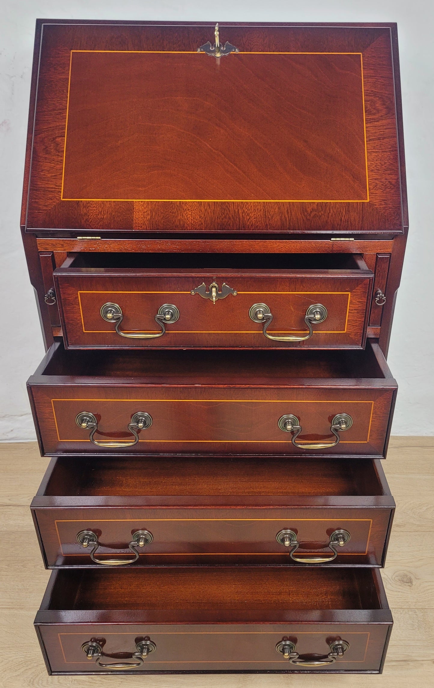 Vintage Writing Bureau Desk Lock & Key Ashmore Furniture Delivery Available