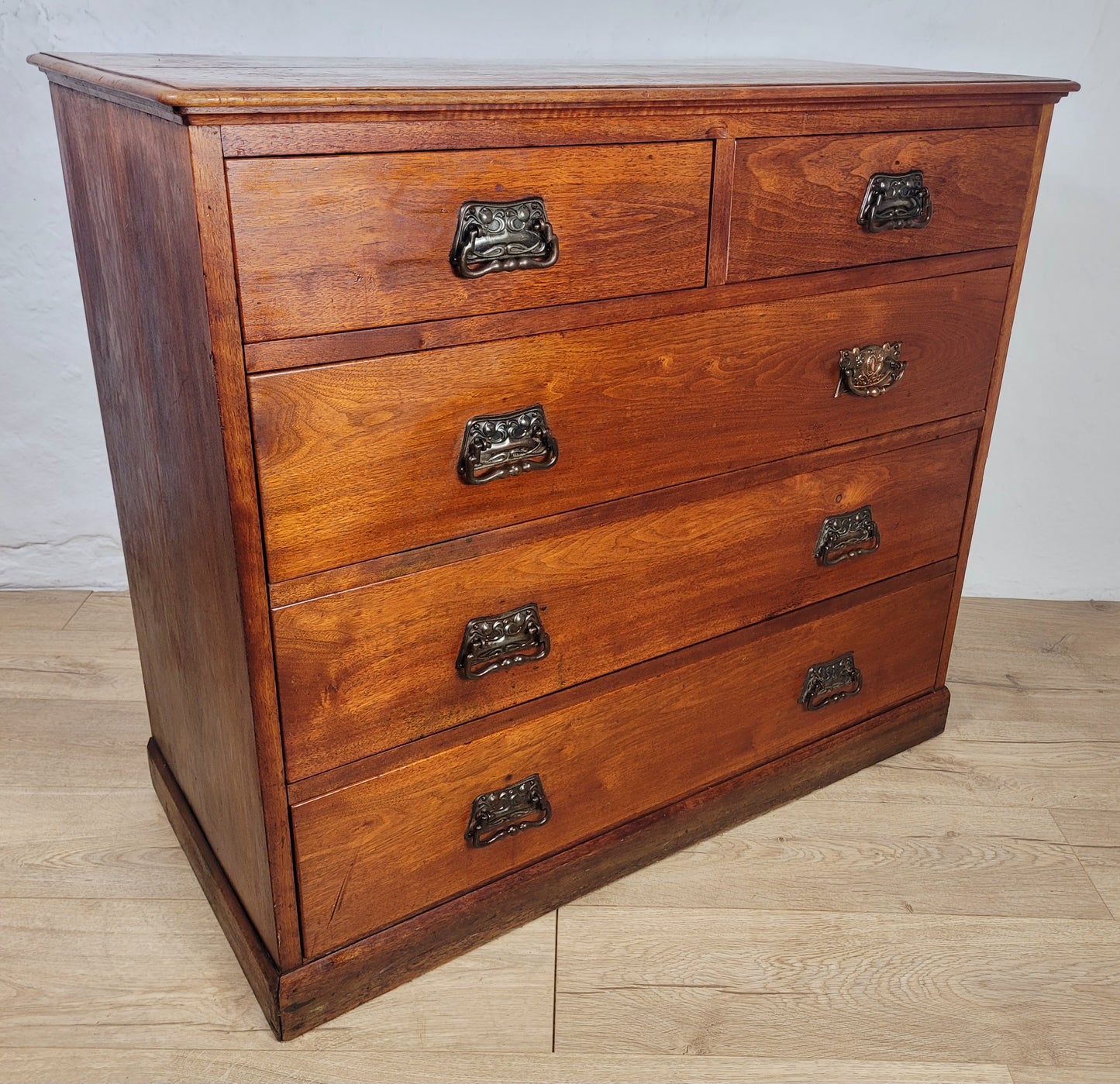 Chest of Drawers Pine Arts & Crafts 2 Over 3 1910 Drop Handle Delivery Available