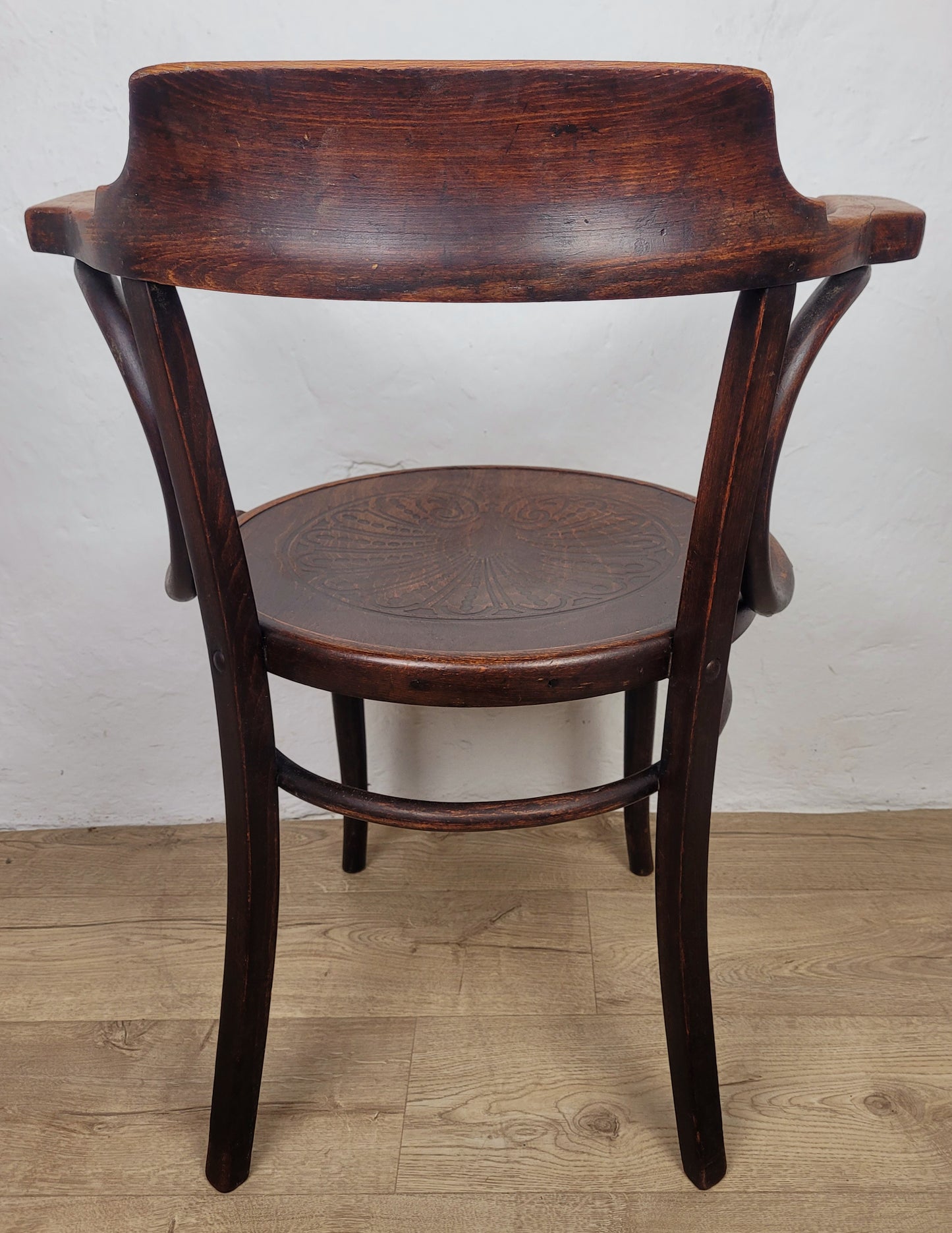 Bistro Cafe Bentwood Armchair Mundus J&J Kohn Antique 1910 Postage Available