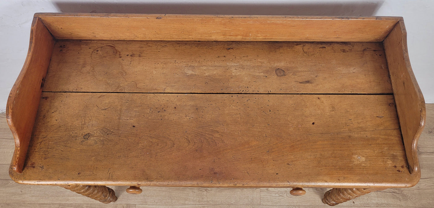 Victorian Kitchen Table Pine Farmhouse Rustic Country 19thC Delivery Available