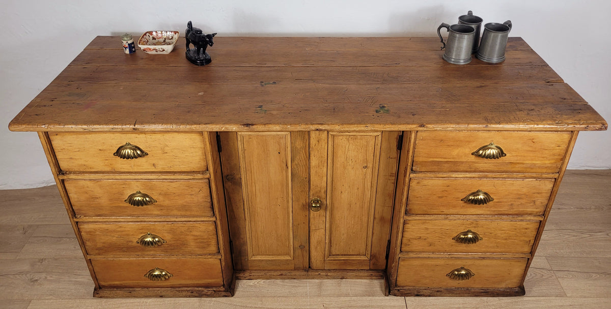 Victorian Sideboard Cupboard Pine With Drawers Rustic Country Delivery Available