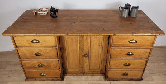 Victorian Sideboard Cupboard Pine With Drawers Rustic Country Delivery Available