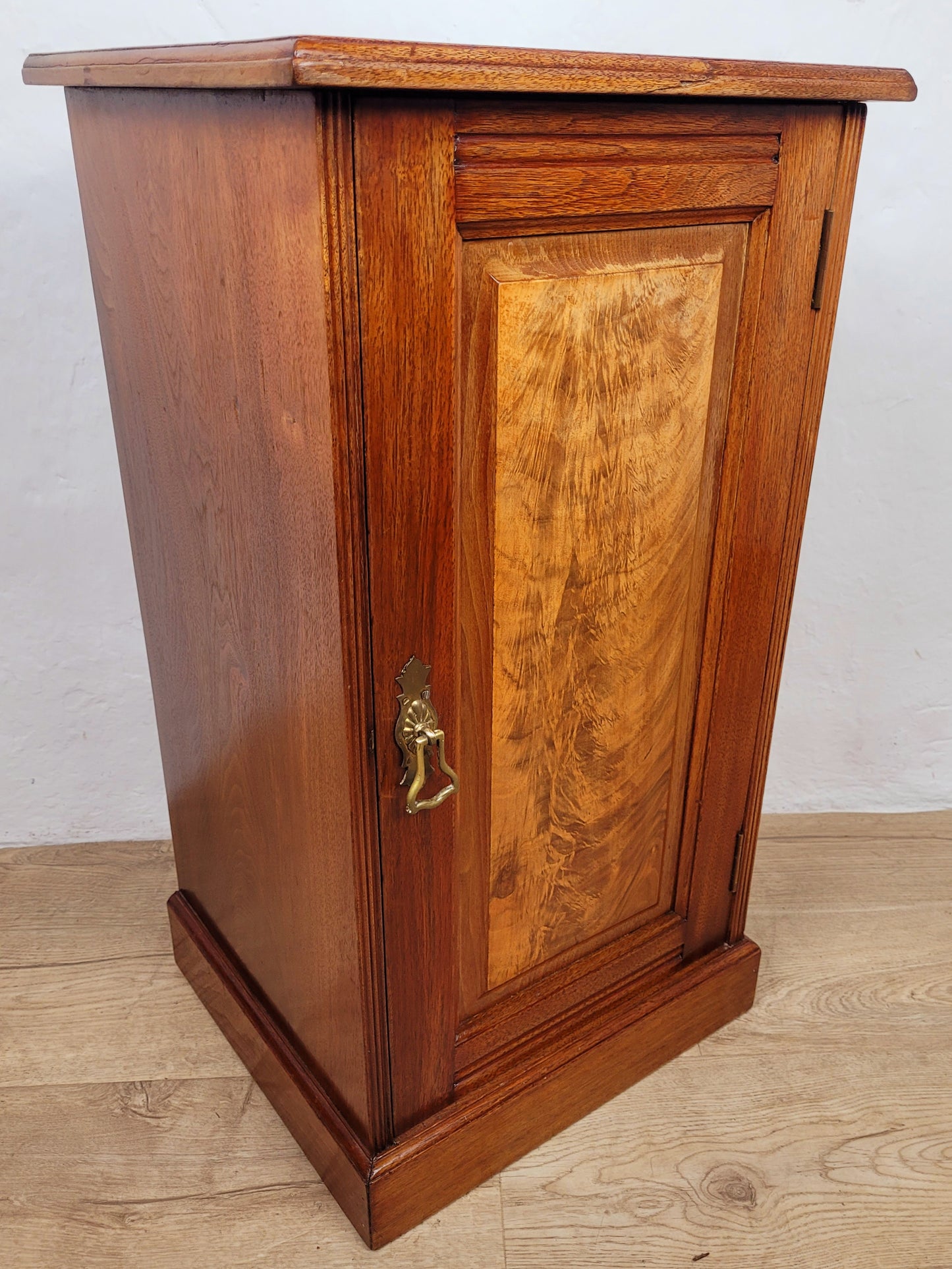 Walnut Bedside Cabinet Vintage Mid 20th Century Postage Available