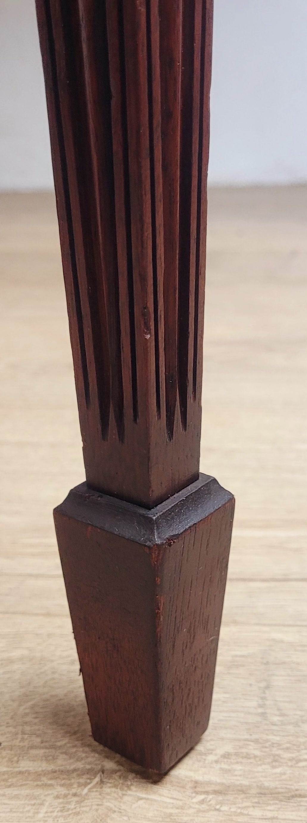 Vintage Ladies Writing Desk Bow Front Sheraton Style 1950s Delivery Available