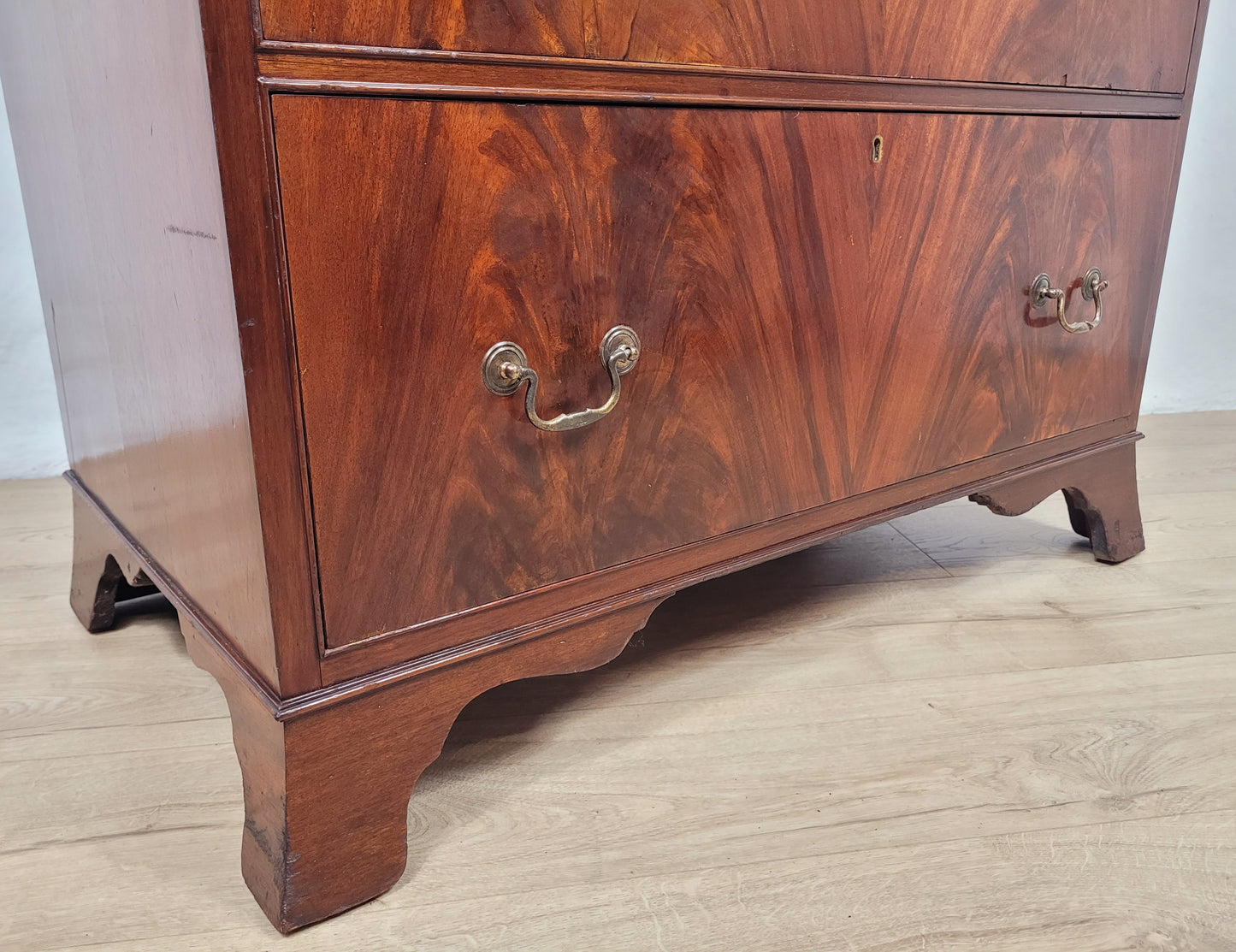 Edwardian Mahogany Tallboy English 1910 Drawers Storage Delivery Available