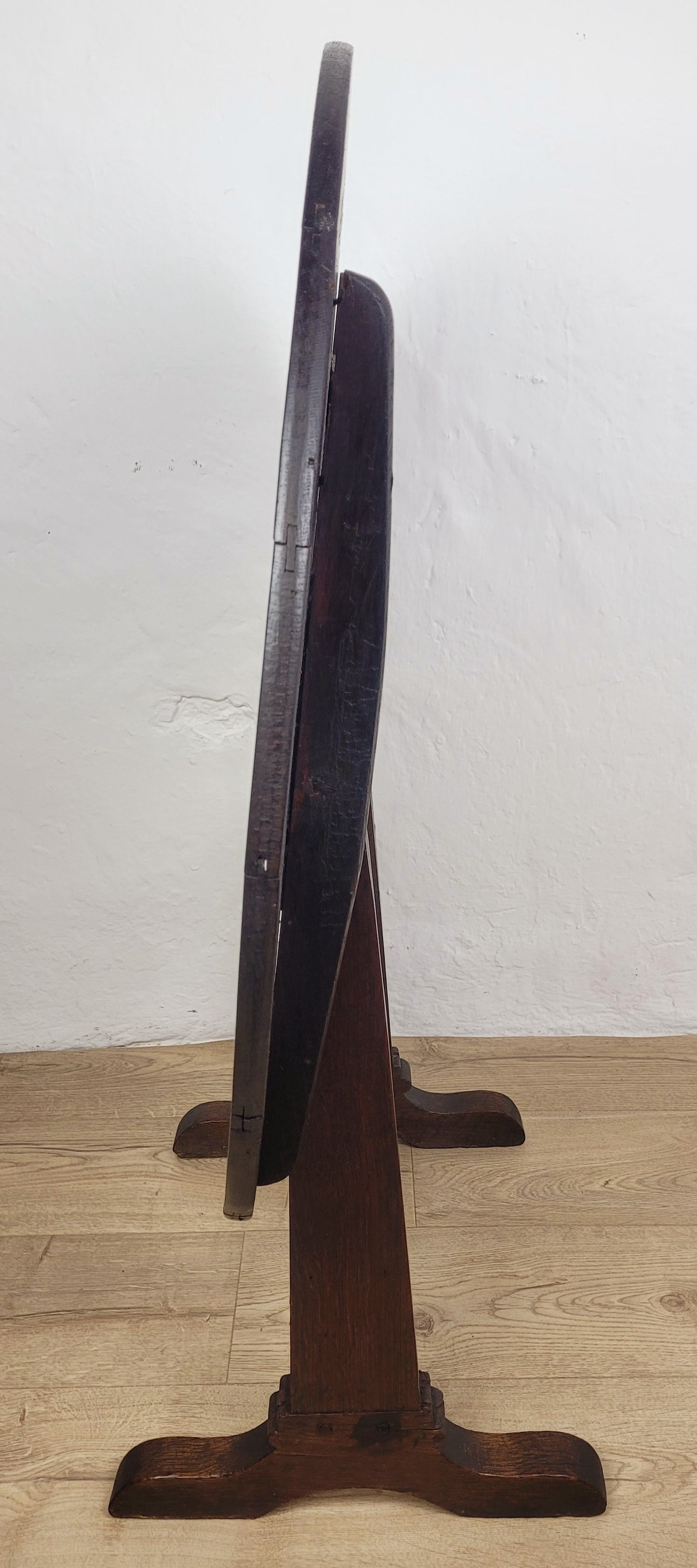 Vigneron Wine Tasting Table French Tilt Top Oak 19th Century Delivery Available