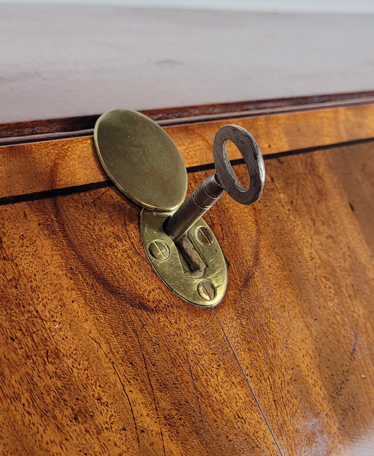 George III Writing Bureau Desk 18thC Lock & Key English Delivery Available