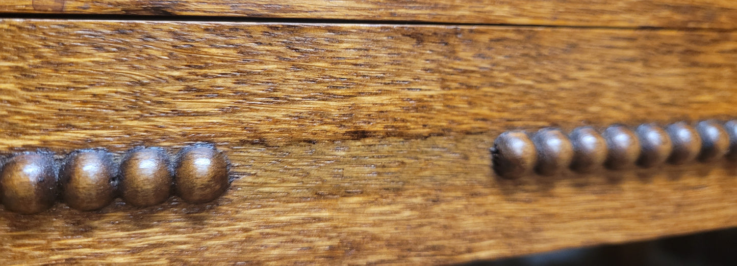 Vintage Chest Of Drawers Oak Carved Country Farmhouse Rustic Delivery Available