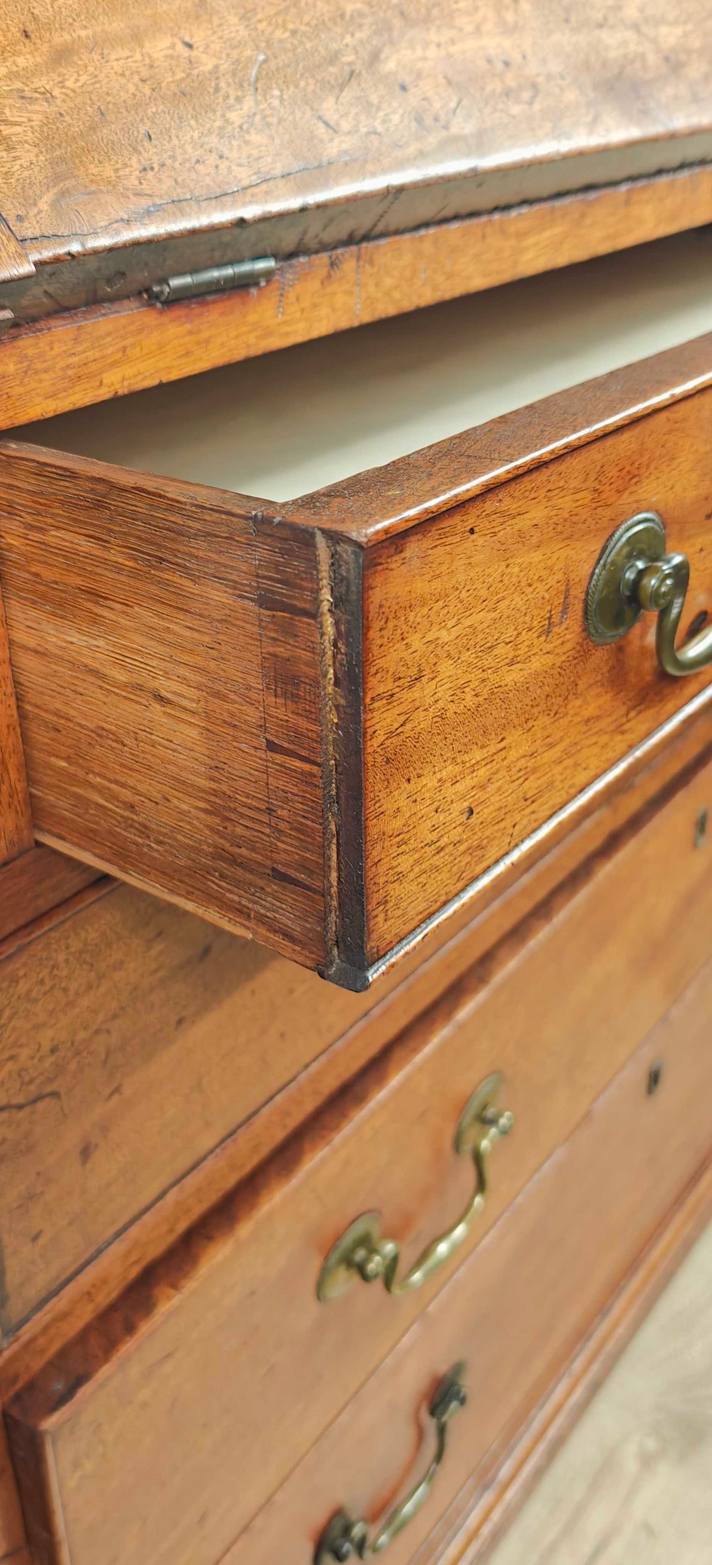 Georgian Writing Bureau Desk Oak 18thC Antique English Delivery Available