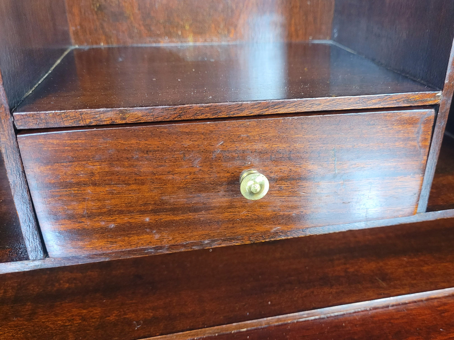 Vintage Writing Desk Bureau Leather 1930s Cabriole Legs Delivery Available