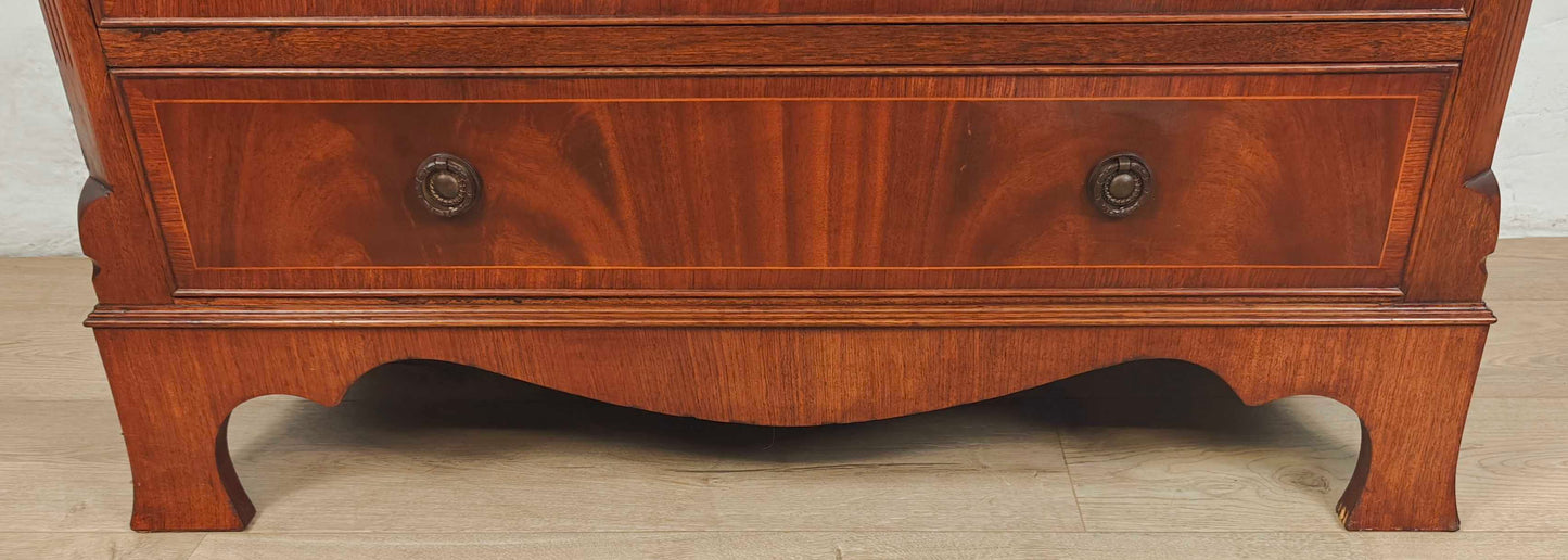 Reproduction Chest Of Drawers Mahogany Drop Handles Storage Delivery Available
