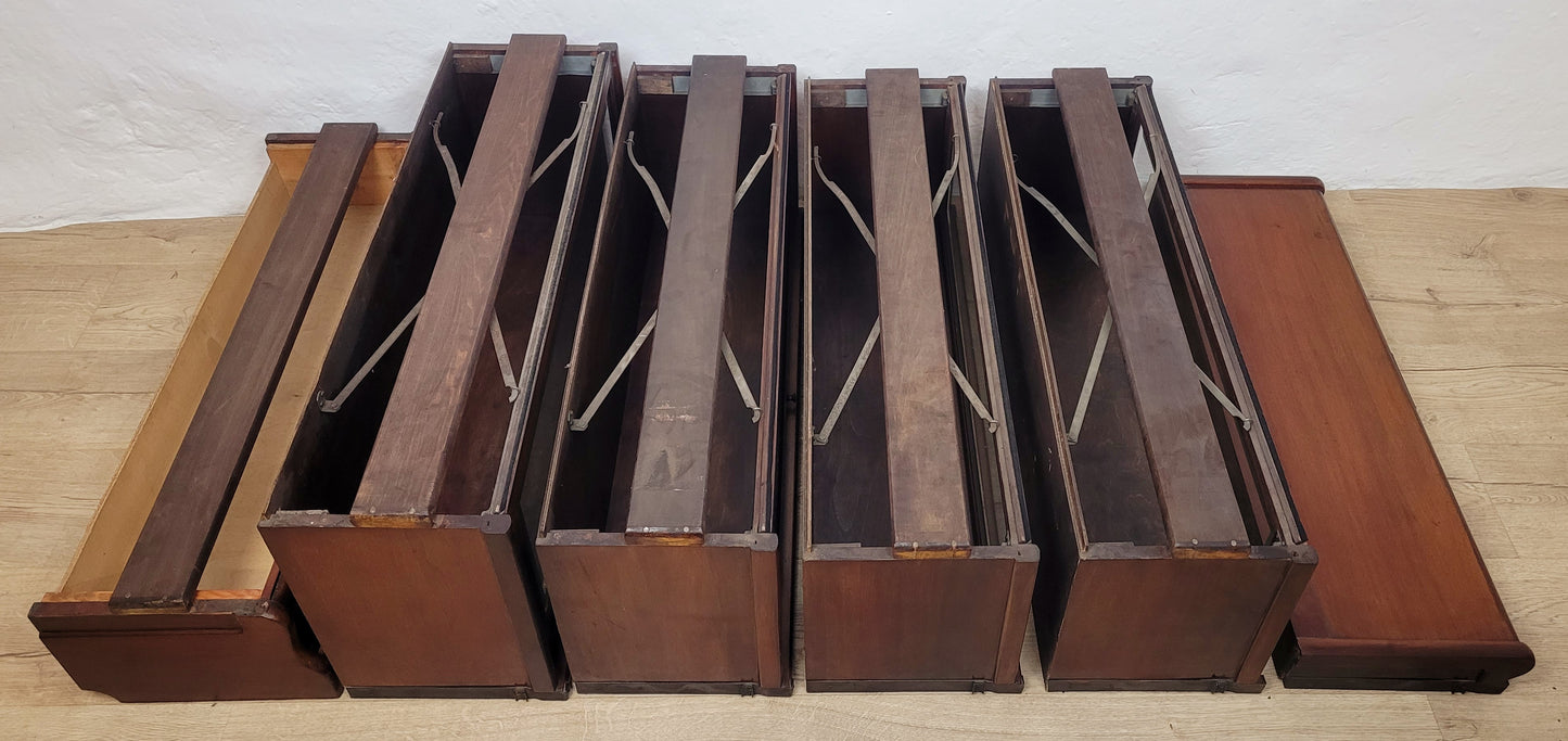 Globe Wernicke Barristers Bookcase 4 Stackable Glass Door Delivery Available