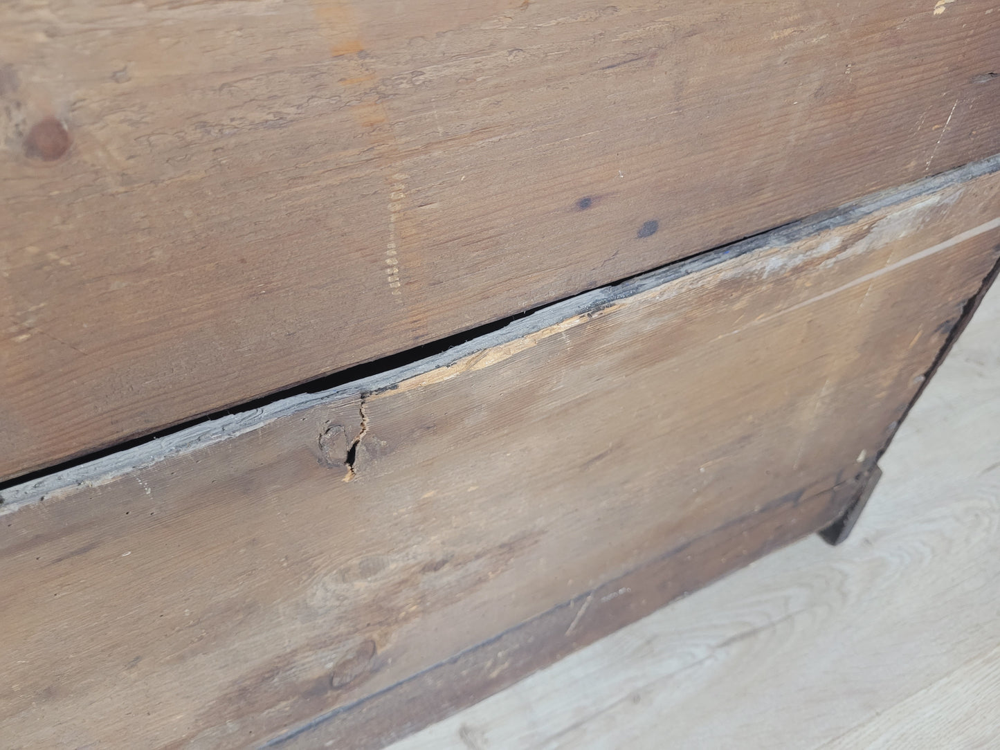 Georgian Writing Bureau Desk 18thC Oak Drop Handles Antique Delivery Available
