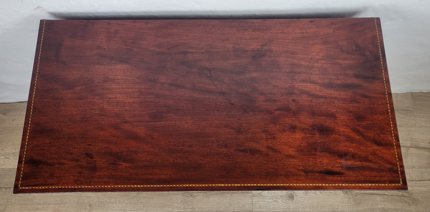 Vintage Two Drawer Chest Side Table Edwardian Style Inlaid Delivery Available