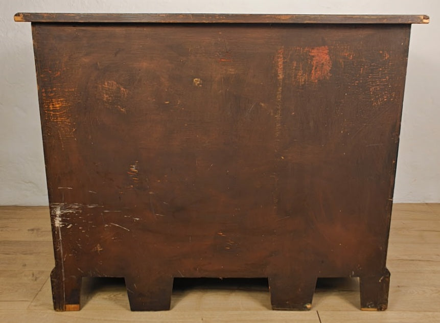 Knee Hole Writing Desk Walnut Key & Lock 18th-Century Style Delivery Available