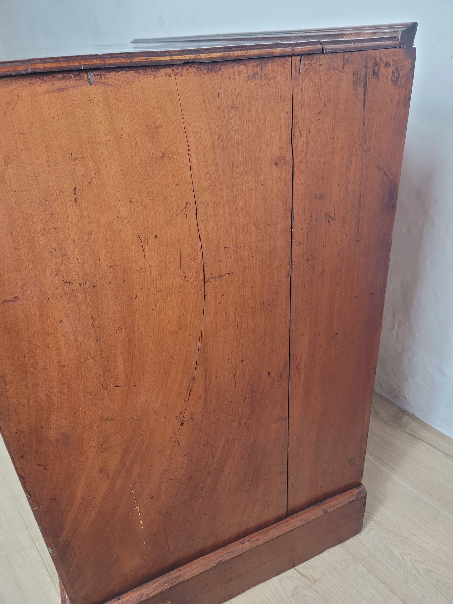Edwardian Chest of Drawers 2 Over 3 Walnut 1910s Drop Handle Delivery Available