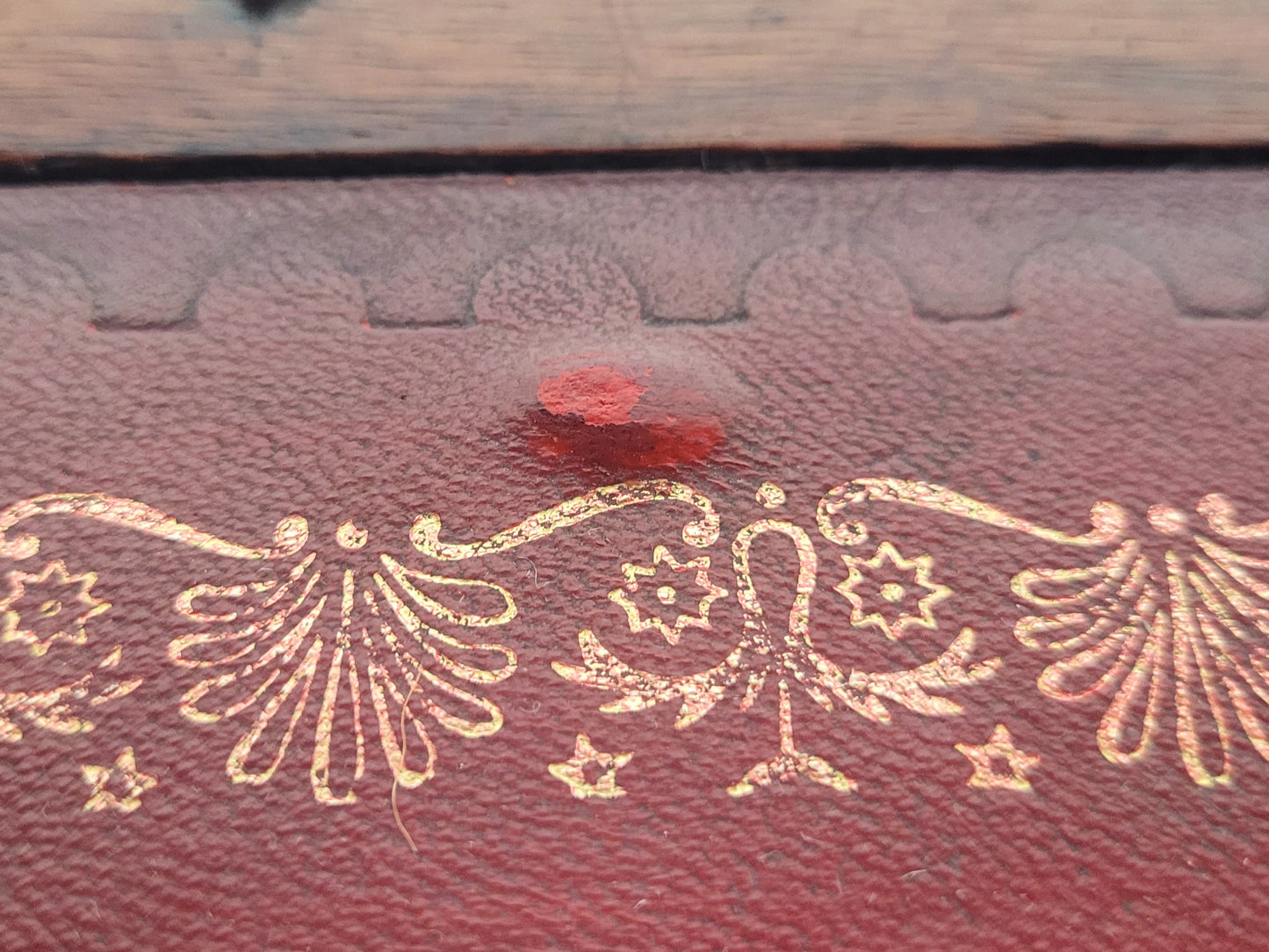 Edwardian Writing Desk Knee Hole Red Leather 1910 Antique Delivery Available