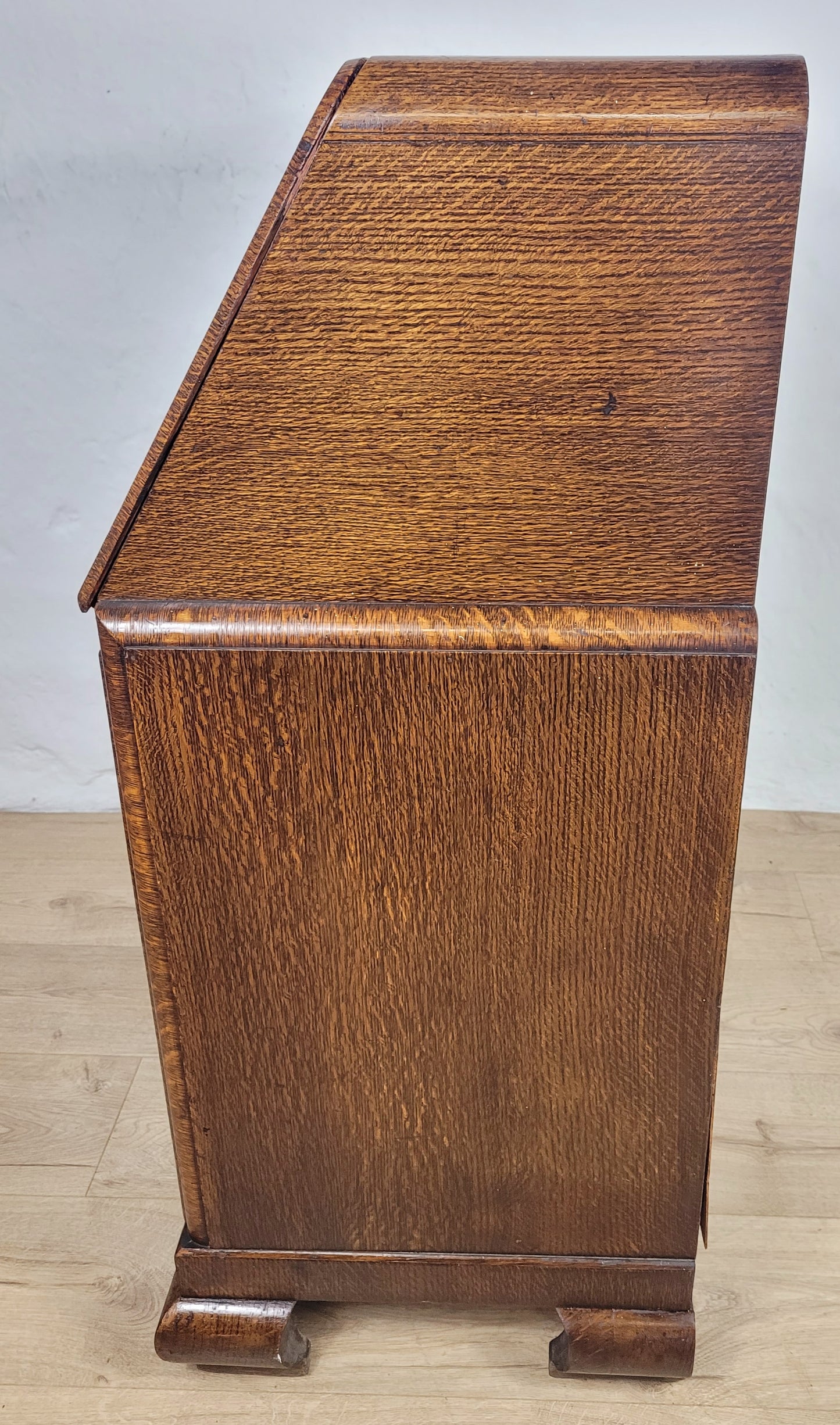 Oak Writing Bureau Desk Vintage 1960's Key & Lock Delivery Available