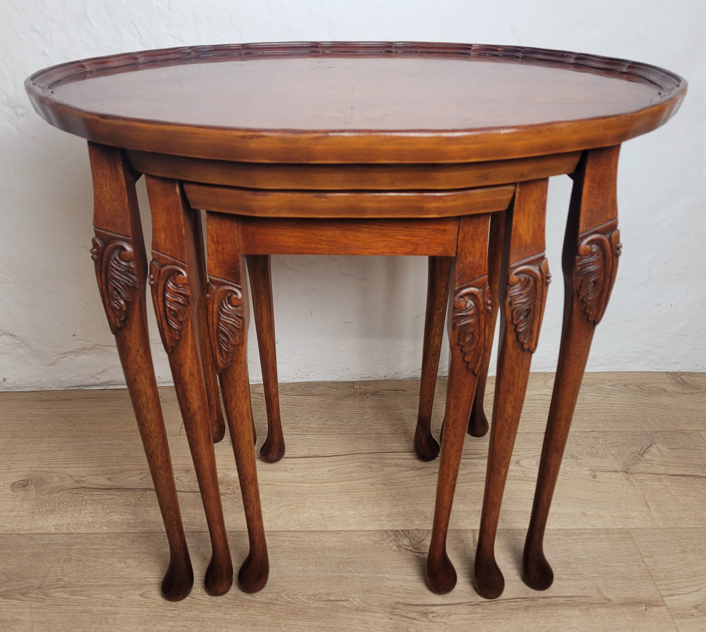 Bevan Funnell Nesting Tables Set of Three Antique Style 1950s Postage Available