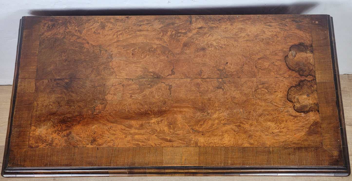Walnut Writing Desk 18th-Century Style Knee Hole Drawers Delivery Available