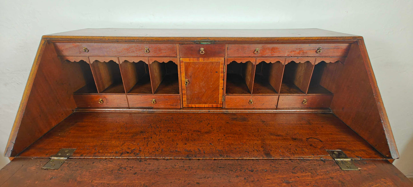 Georgian Writing Bureau Desk Oak 18thC Antique English Delivery Available