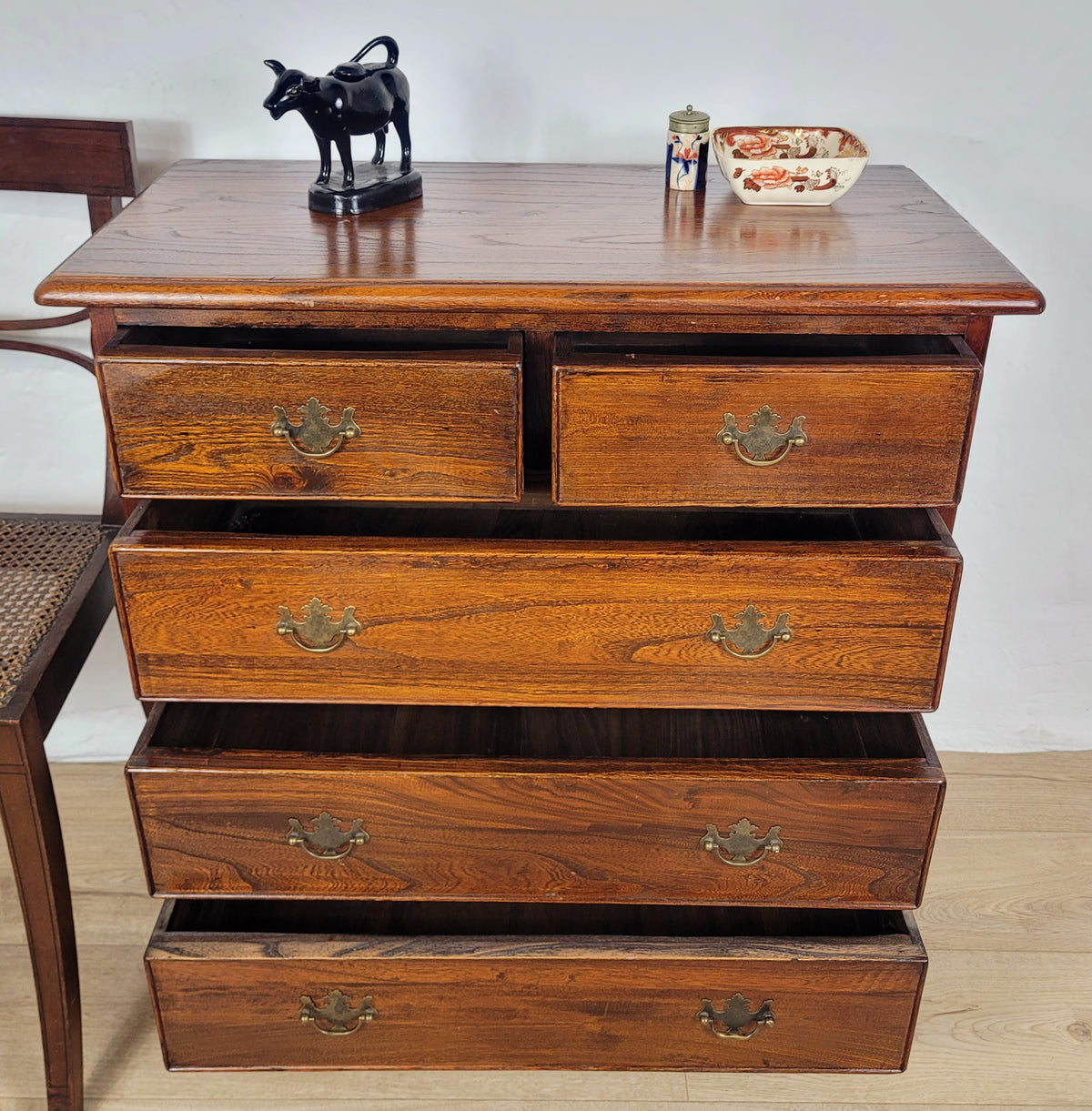 Vintage Chest Of Drawers Bedroom Mahogany 20th Century English Postage Available