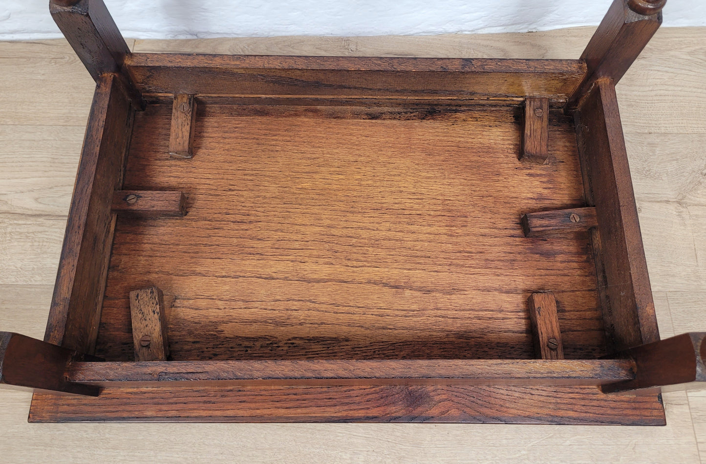 Barley Twist Side Table Vintage Rectangular Country English Postage Available