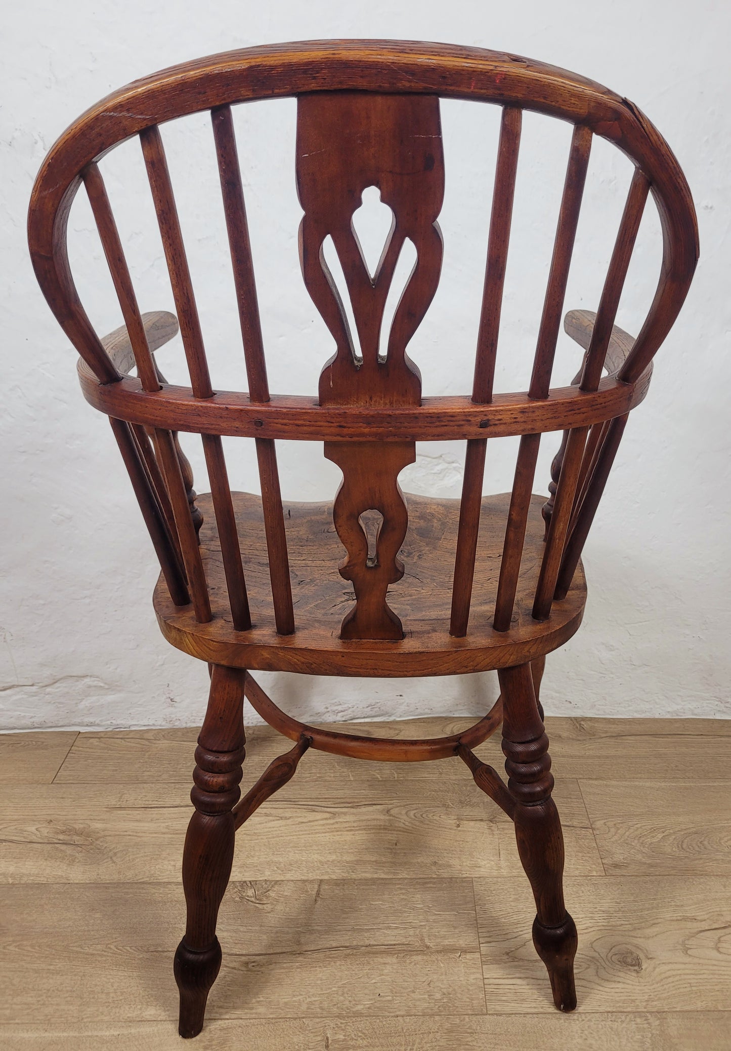 Victorian Windsor Armchair HoopBack Crinoline Stretcher 19thC Delivery Available