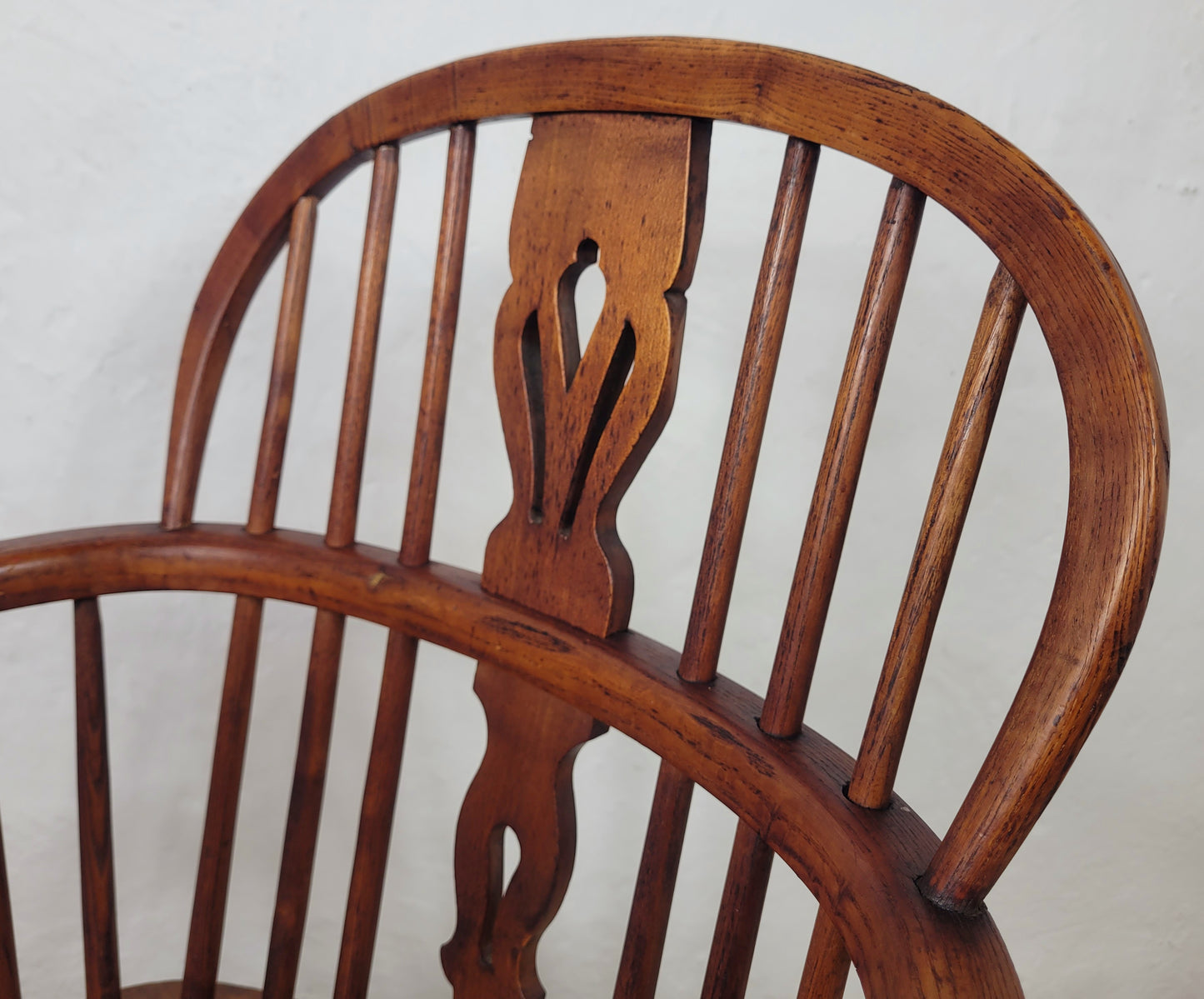 Victorian Windsor Armchair HoopBack Crinoline Stretcher 19thC Delivery Available