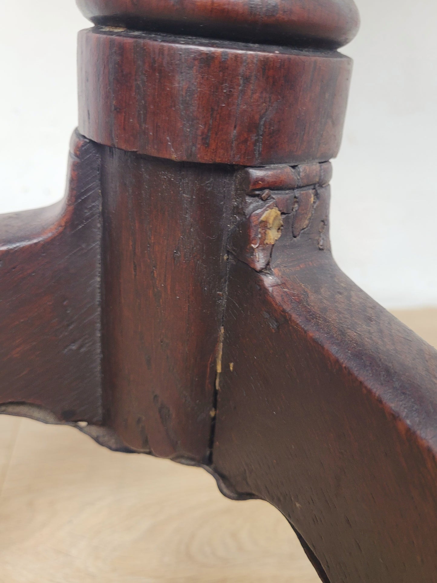 Georgian Tilt Top Table Tripod Occasional Round 18thC Oak Delivery Available