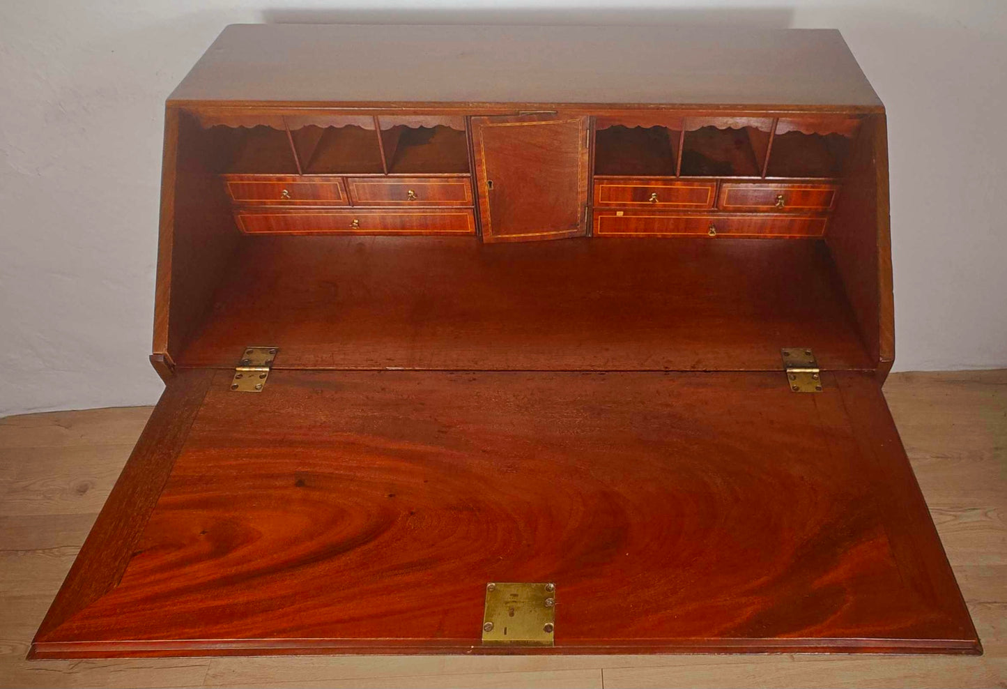 George III Writing Bureau Desk Oak 18thC Antique English Delivery Available