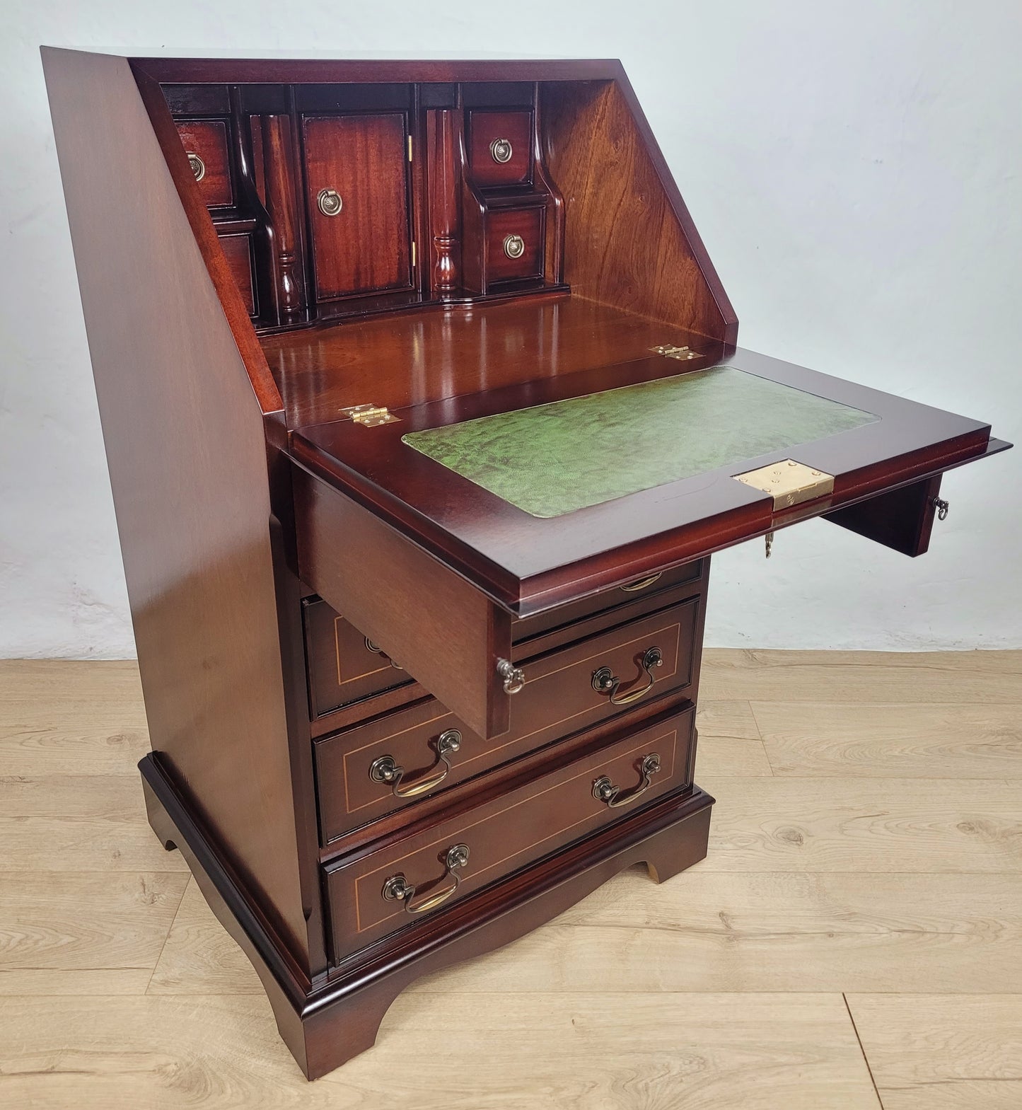 Vintage Writing Bureau Desk Lock & Key Ashmore Furniture Delivery Available