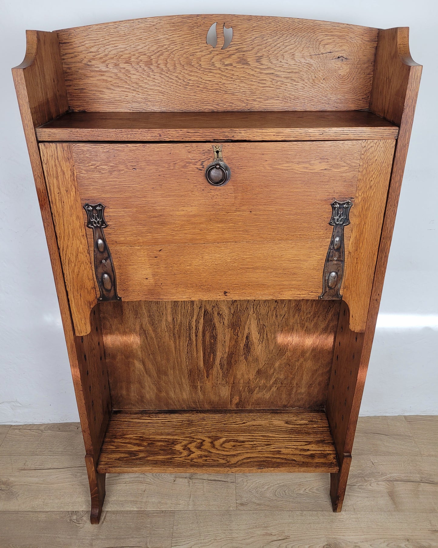 Student Writing Desk Arts & Crafts Oak Country Vintage 1950s Delivery Available