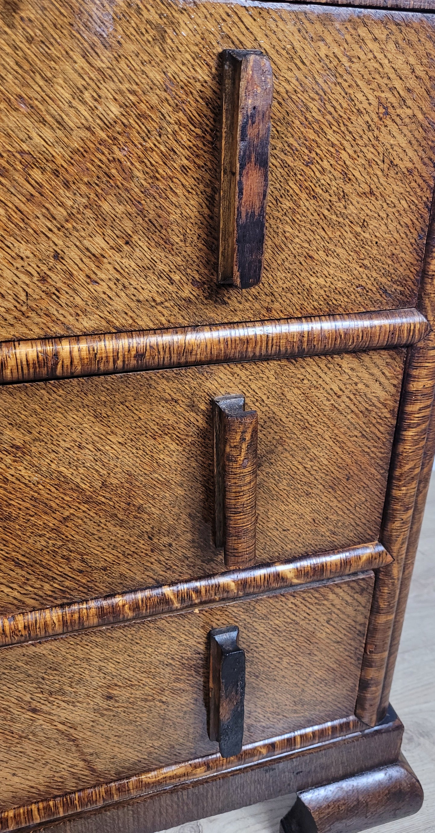 Oak Writing Bureau Desk Vintage 1960's Key & Lock Delivery Available