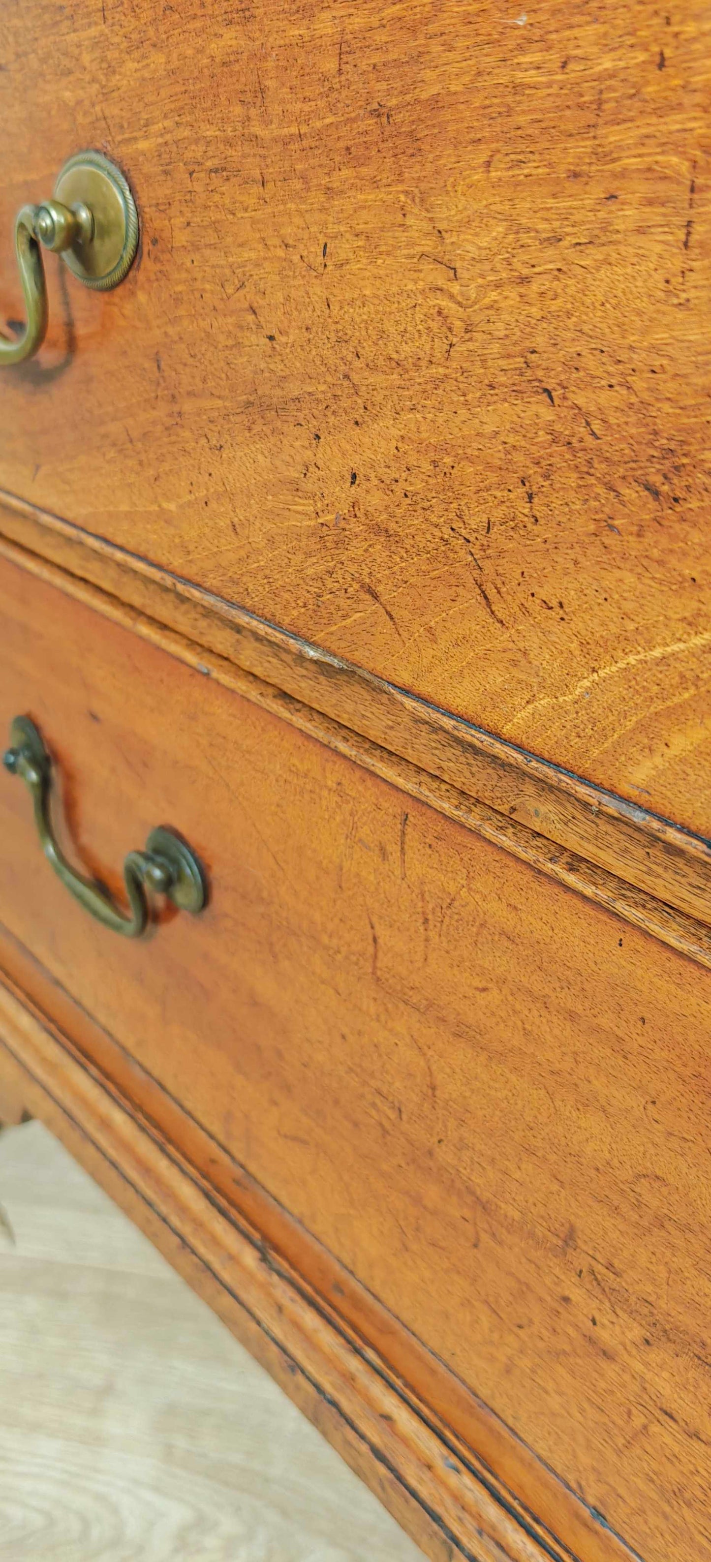 Georgian Writing Bureau Desk Oak 18thC Antique English Delivery Available