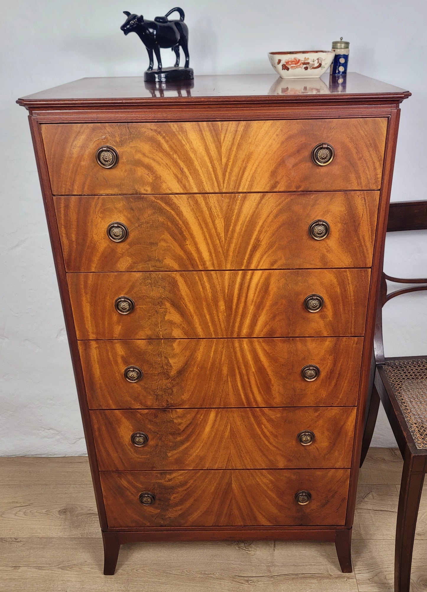 Vintage Chest of Drawers 20th-century Mahogany English 1960s Delivery Available
