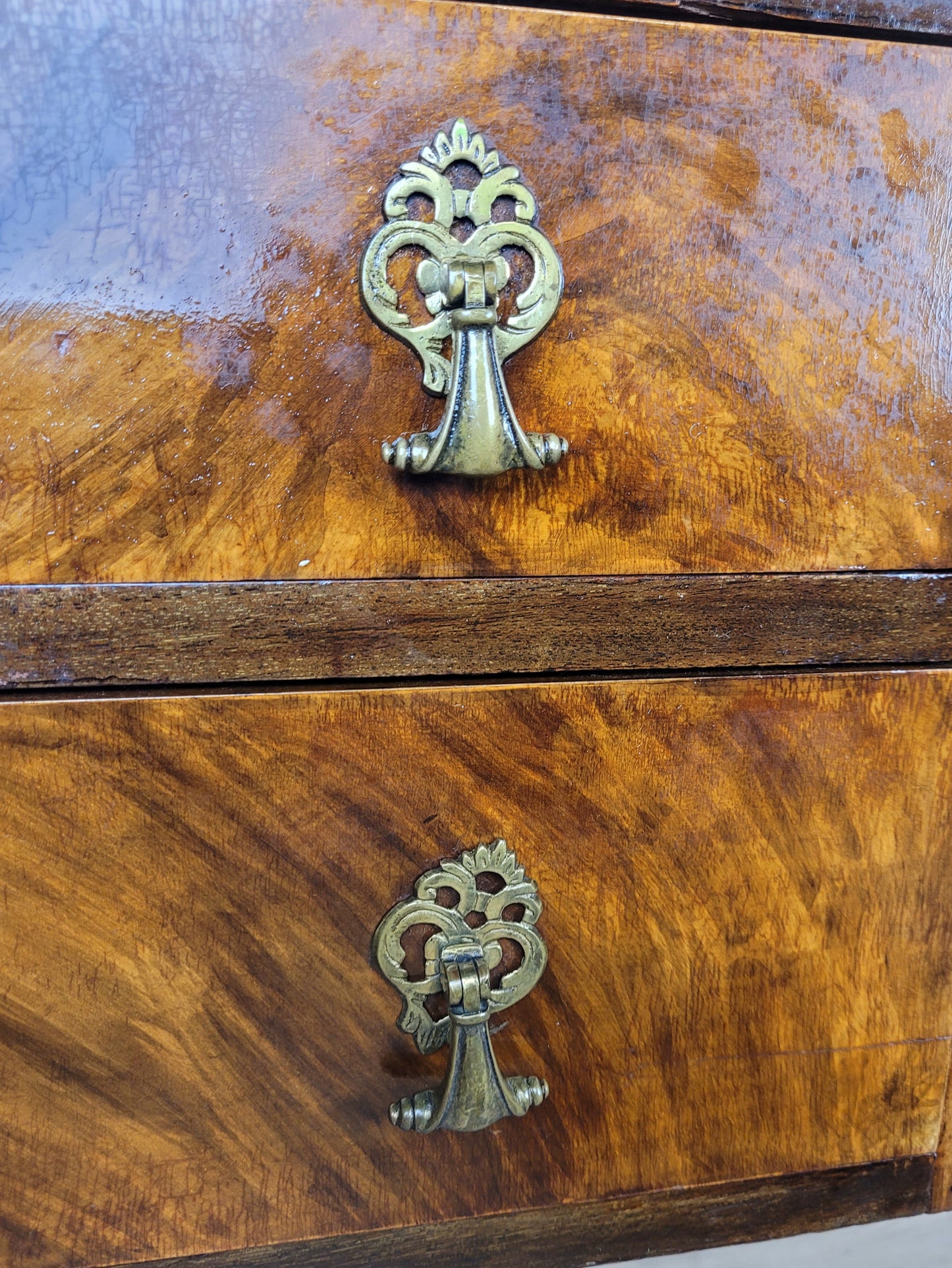 Ladies Writing Desk Vintage Mahogany Cabriole Shell Knee 1950 Delivery Available